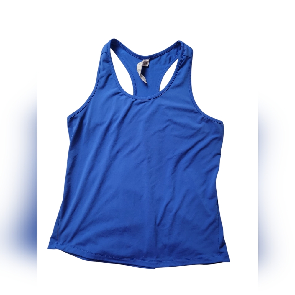 ☆ ADIDAS Royal Blue Fitted Racerback Tank Top - Womens Size XL